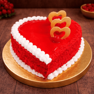 Red Velvet Valentine's Cake