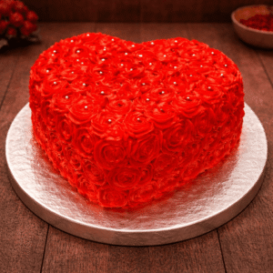 Rosetti Heart Cake