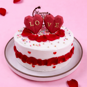 Love fantasy red velvet cake