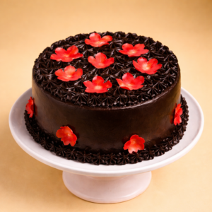 Maple Leaf Truffle Cake